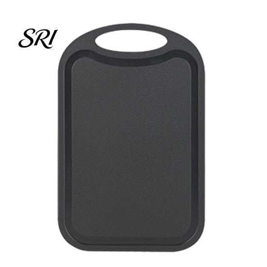 Food Prep Cutting Board Double-Sided with Non-Slip Handle Lightweight Plastic Chopping BPA-free Dormitory Kitchen Essentials for Fruit Meat