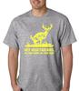 Raw T-Shirt's Hey Vegetarians - My Food Poops on Your Food Deer Hunt Premium Men's T-Shirt Funny Short Sleeve Cotton T Shirts