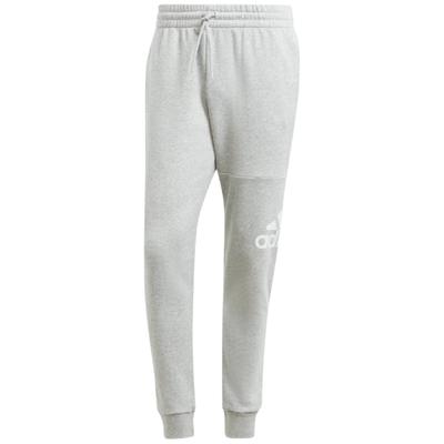 Штаны мужские серые флисовые с большим логотипом adidas