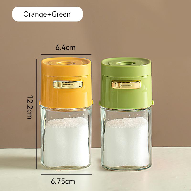Кухонная бутылка для соли, стеклянная герметичная влагостойкая банка для приправ, многоцелевая коробка для приправ на открытом воздухе, регулируемая