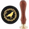 1set Brass Wax Seal Stamp with Handle for DIY Scrapbooking Bird Pattern 3.5x1.18 Inch(8.9x3cm)
