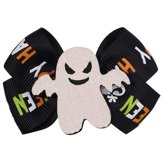 2/6 шт., заколка для волос на Хэллоуин, изысканная работа, заколки для волос с бантом на Хэллоуин, милые аксессуары для волос для девочек и женщин