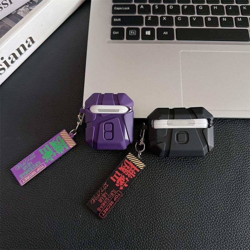 Чехол EVANGELION EVA для Airpods 4 Pro 2 3 Аксессуары для наушников Bluetooth-гарнитура Силиконовая оболочка для Apple Air Pod 3/2/1