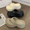 Fashion Thick Botton Beach Flip Flops for Women Clip Toe Soft Sole Platform Slippers Woman Summer Non-Slip Chunky Wedge Sandals Female