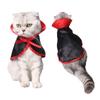 Cloth Halloween Pet Cloak Black/Red Dog Witch Costume Pet Witch Cloak  Add Halloween Atmosphere