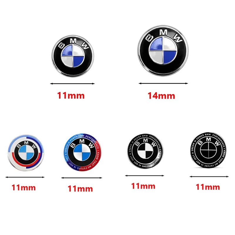 BBKA9 BMW E46 E39 E90 E60 E36 F30 F10 E34 E30 F20 E92 M3 M4 M5 X5 X6 Для 11/14 мм Авто Стайлинг Брелок Дистанционного Управления Эмблема Наклейка