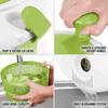 Salad Spinner Small Vegetable Dehydrator One-Hand Operation Lettuce Washer And Spinner with Serving Bowl 3.5L Fruit Drainer Salad Dryer for