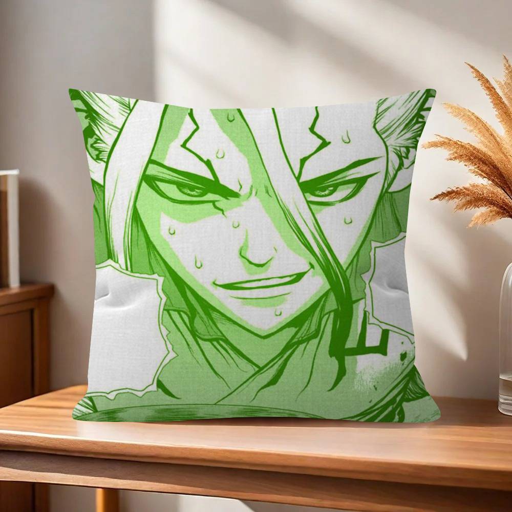 Anime DDrSSTONE cool Personalized Pillow Cover Kids Bedroom Wild Party Decor Pillowcase kid Birthday shower Gift