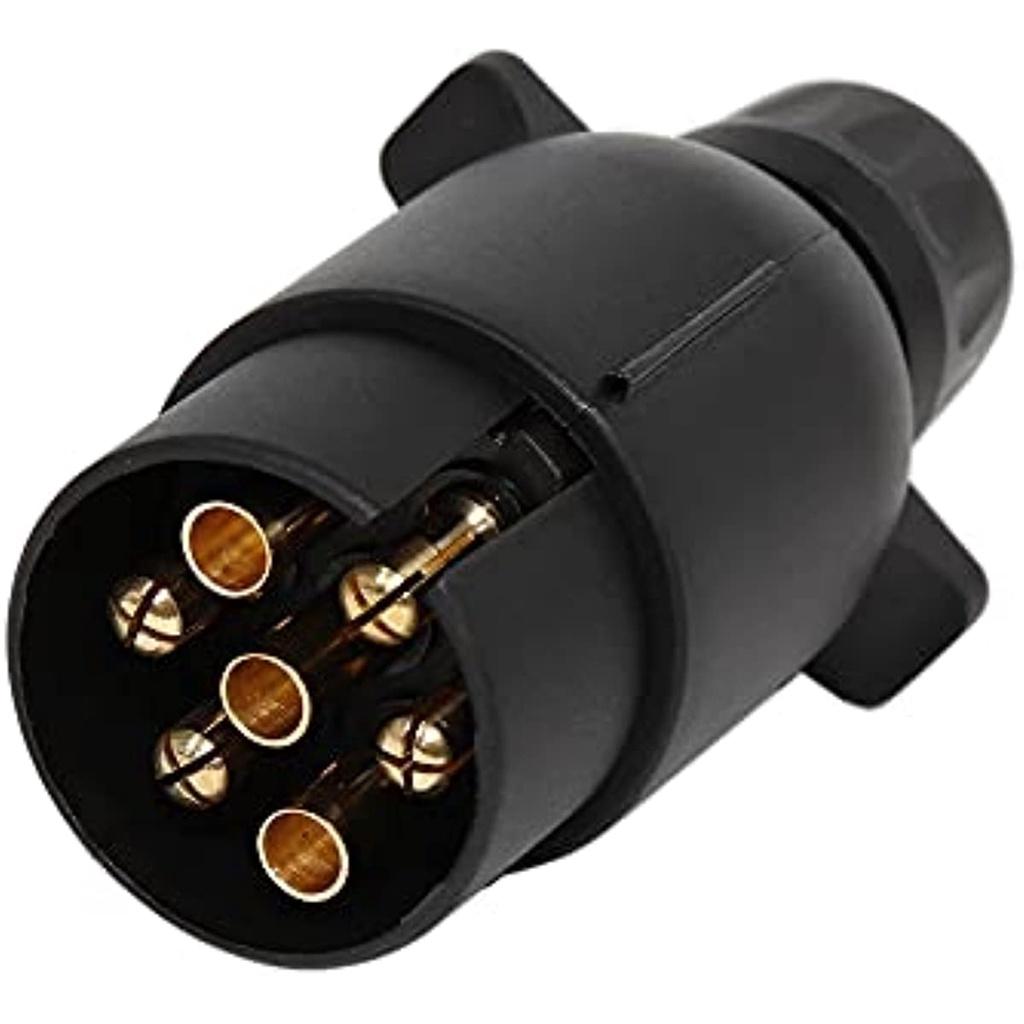 7-контактный разъем для прицепа N типа 12 В водонепроницаемый пластик для автомобиля эвакуатор прицеп грузовик караван дом на колесах 7-контактный разъем адаптера типа N подключение прицепа