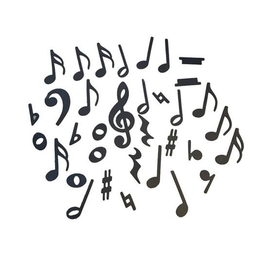 Yousheng Double-Sided Magnetic Music Staff Whiteboard High Low Notes Teaching Aid Mini Dry Erase Board Students Teachers Music Classroom Supplies