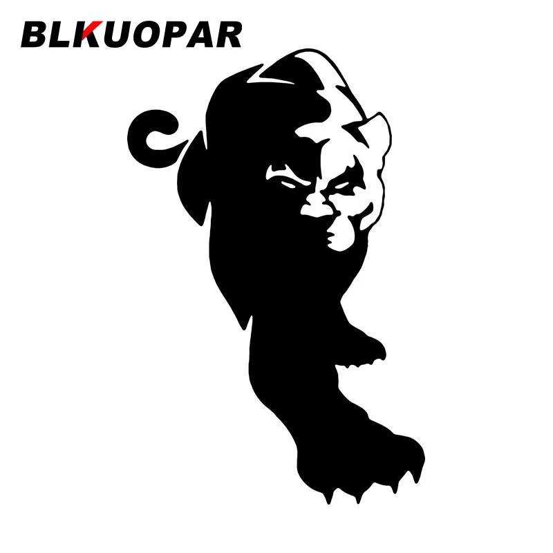 BLKUOPAR Дикие Сильные Леопардовые Животные Наклейки на Автомобиль Водонепроницаемые Наклейка с Персональностью Аниме Смешные Наклейка на Ноутбук Мотоцикл Виниловая Обклейка для Автомобиля
