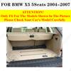 Sinjayer Car Trunk Mat Waterproof AUTO Tail Boot Carpets Flat Side Cargo Carpet Pad Liner Fit For BMW X5 5Seats 2004