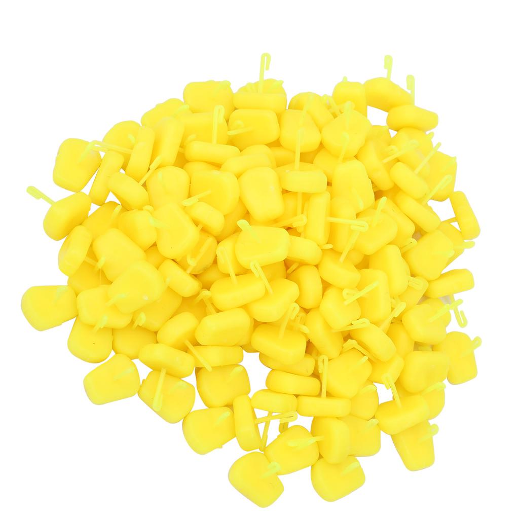 150 Pcs Set 4 Colored Fishing Floating Corn Soft Artificial Bait Simulation Corn GrainYellow