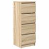 VidaXL Buffet Sonoma Oak 37.5x35x99 Cm Engineered Wood, Storage Furniture, Kitchen Storage Furniture, Furniture of 861699