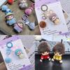 Плюшевые брелоки Monchhichi Мультяшные 3D Monchhichi Оригинальные подвески для сумки Брелоки для ключей Цепочка для телефона Подарки для девочки