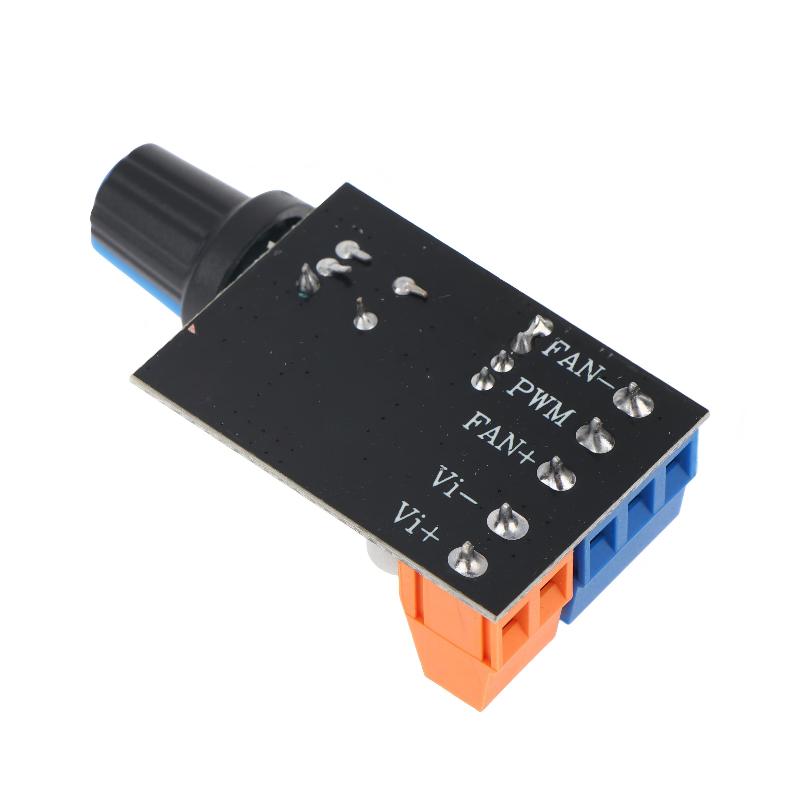 Dc12V Pwm Fan Speed Controller Module With Switch 3/4 Wire Motor Governor Electric Fan Speed Control Knob For Computer Pc Case
