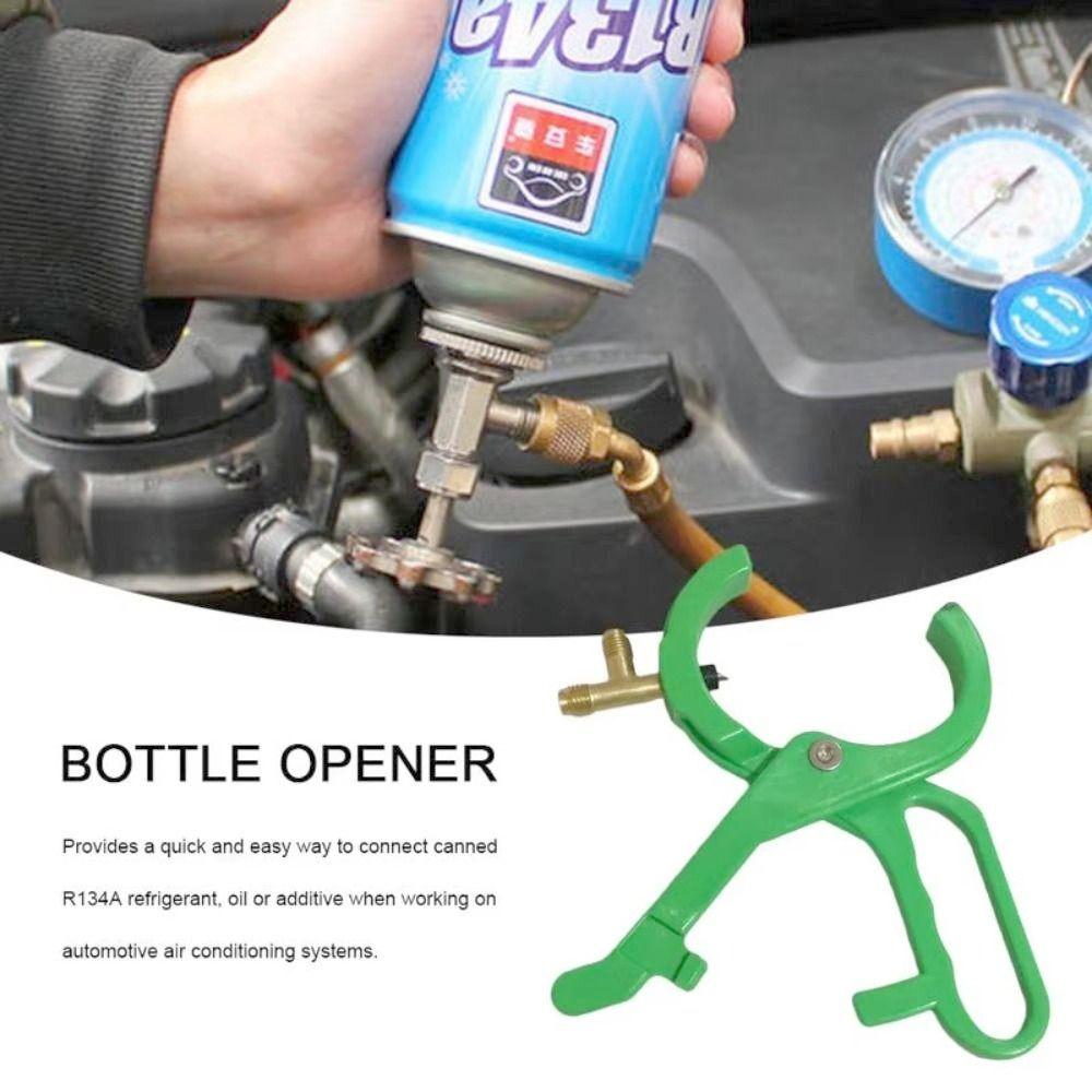 Wrench R134A Refrigeration Bottle Opener Tap Valve Bottle Opener  Refrigerant R134a Bottle Opener