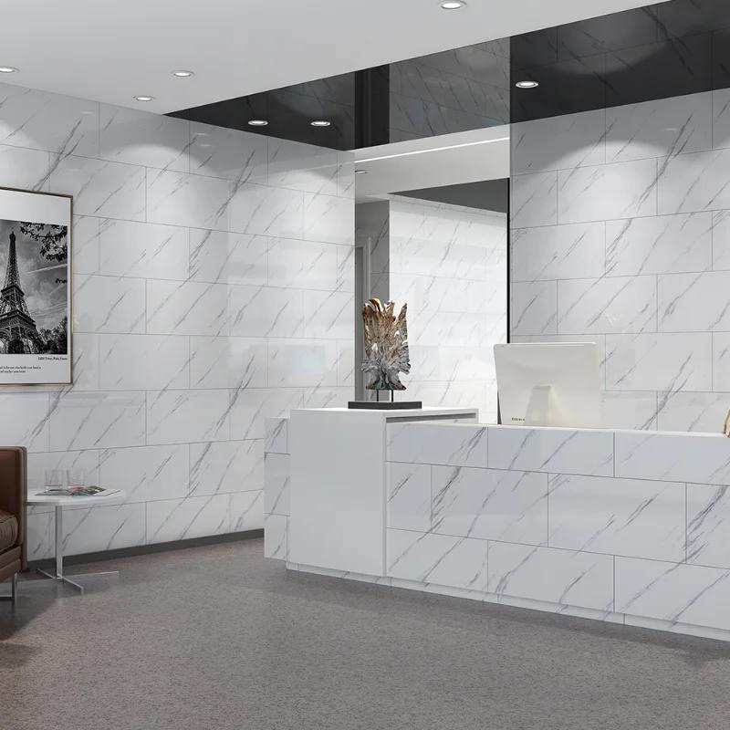 30X30см Виниловая Самоклеящаяся Плитка Наклейка на Стену для Декора Ванной Комнаты Гостиной для Стен Обои Кухня Водонепроницаемая Наклейка на Пол