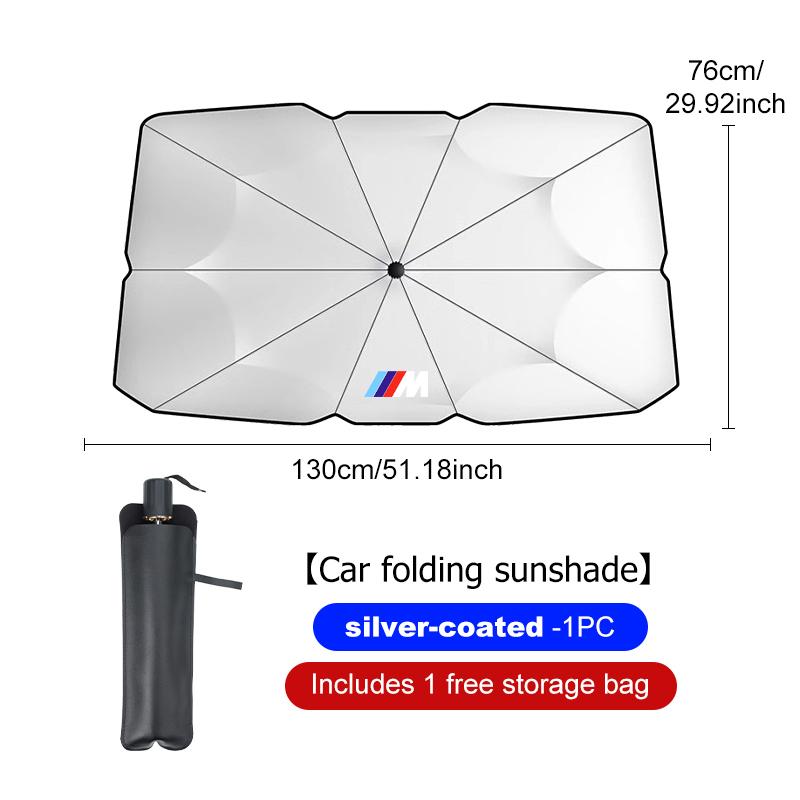 Folding Car Windshield Sun Shade Visor Protector UV Sun Parasol For BMW M 1 3 4 5 6 7 Series X1 X3 X4 X5 G20 G38 F48 E36 E39 OZ3