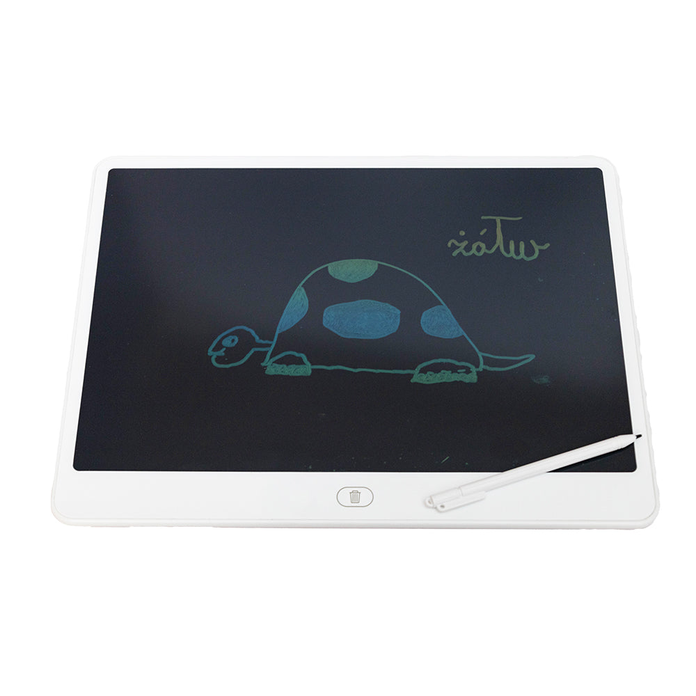 Large color drawing tablet with stylus - 16 inches