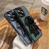 Подходит для iPhone16Promax Чехол для телефона с блестками и космонавтом Apple 15 Полностью закрывающий Электропокрытый силикон 14 Продвинутое ощущение