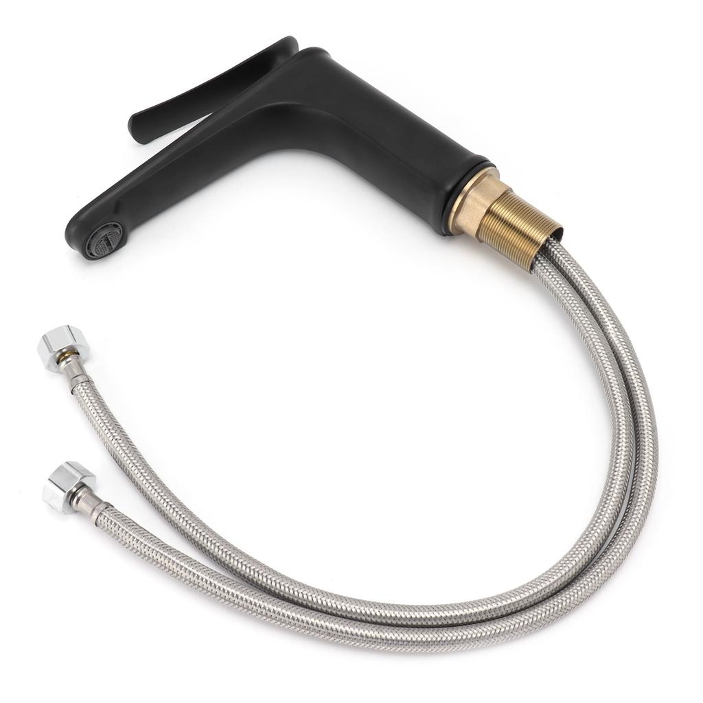 Bathroom Single Hole Faucet Hot and Cold Water Tap for Washbasin Basin Home LavatoryG3/8