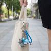 Cute Donkey Luminous Keychain LED Light Fingertip Clicker Donkey Sounding Key Ring  Handbag Decor
