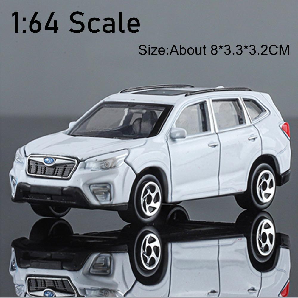 Масштаб 1:64 Subaru Forester Модель автомобиля из сплава Игрушка Металлический корпус Раздвижная Миниатюрная Модели спортивных автомобилей Мальчики Изысканные Подарки на день рождения