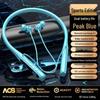 Спортивные беспроводные Bluetooth-наушники с шейным ободком, цифровым дисплеем и стереозвуком большой емкости