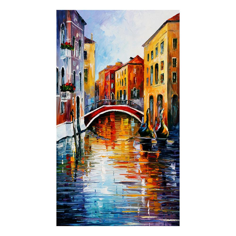 Современная абстрактная эстетика Настенное искусство Цветной лист Дерево HD Масло на холсте Постеры и принты Украшение для дома Спальни Гостиной Подарок