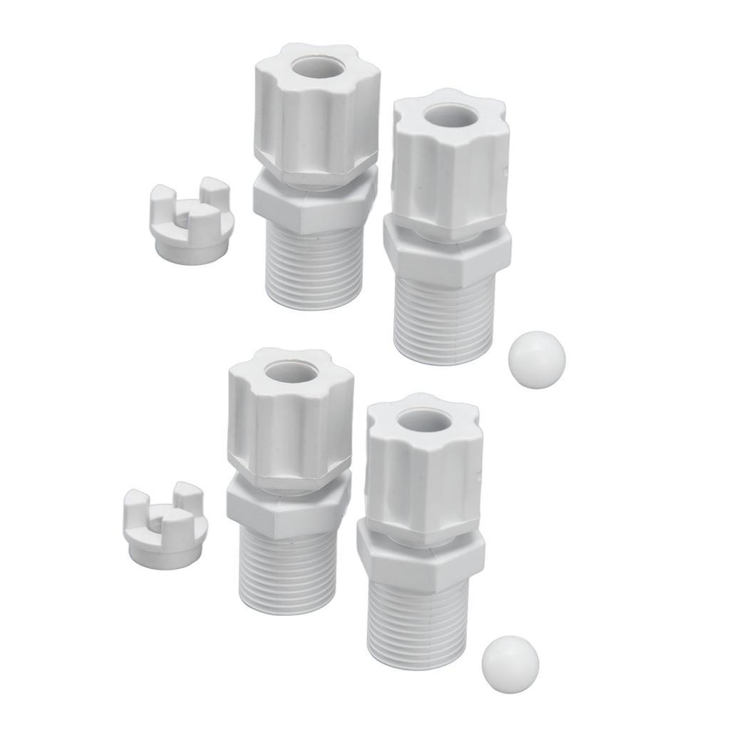 2 Комплекта Обратный клапан Впускной фитинг Адаптер в сборе Аксессуары для чистки бассейна для HAYWARD