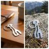 Anti-loss Trolley Token Keychain Zinc Zinc Alloy Removable Release Keyring Shopping Cart Token  Daily