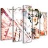 Five Piece Picture Canvas Print Marilyn Monroe
