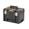 DeWalt TSTAK Large Box, Large Size, Tool Box, Storage Case, Large Capacity, Stackable Storage, Removable Tray, IP54 Dustproof, Waterproof Design, DWST