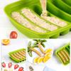 Mould Food Grade Easy To Release Thickened Healthy Bake Silicone Sausage Mold with Lid Baby Supplement Food