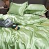 100% Pure Silk Bedding Sets High End Quilt Bed Cover Set Duvet Cover Bedsheet Pillowcases 4pcs Natural Luxury Bedcloth Sets