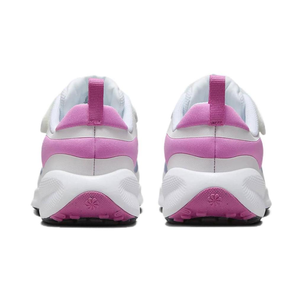 Nike REVOLUTION 7 Breathable Low top Kids' Running Shoes White Pink Children Aged 3 7 Years Old FB7690-103