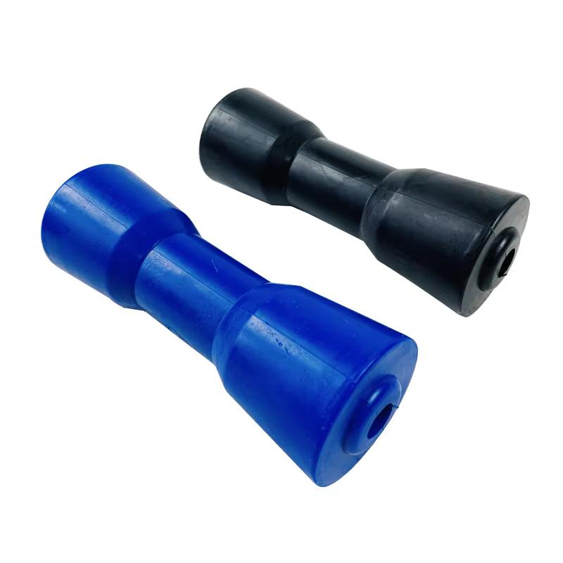 EgoTrailer 1pc Boat Trailer Keel Roller 8" Black Hard Plastic PE 200mm Self Centering trailer accessories parts