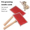 Stainless Steel Pet Comb Gentle Pet Hair Detangler Removes Matted Fur Knots Tangles Grooming Tool Cat Comb Brush