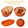 Silicone Bread Fermentation Basket Round Oval Dough Proofing Box Oven Safe Collapsible Sourdough Baking Supplies for Home