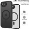 Coque pour iPhone 17e, avec Anneau Magnétique et Protection Caméra Intégrée - Noir