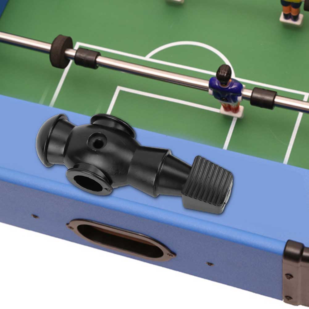 2Pcs Table Football Men Player Foosball Soccer Machine Replacement Dolls Indoor Games(Black)