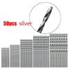100/50Pcs Titanium Coated Hss High Speed Steel Drill Bit Set Tool