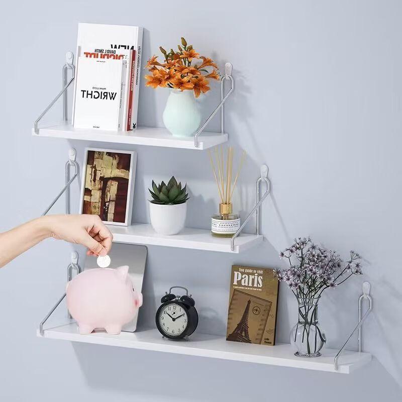 Ayub Wall-Mounted Iron Art Floating Shelf