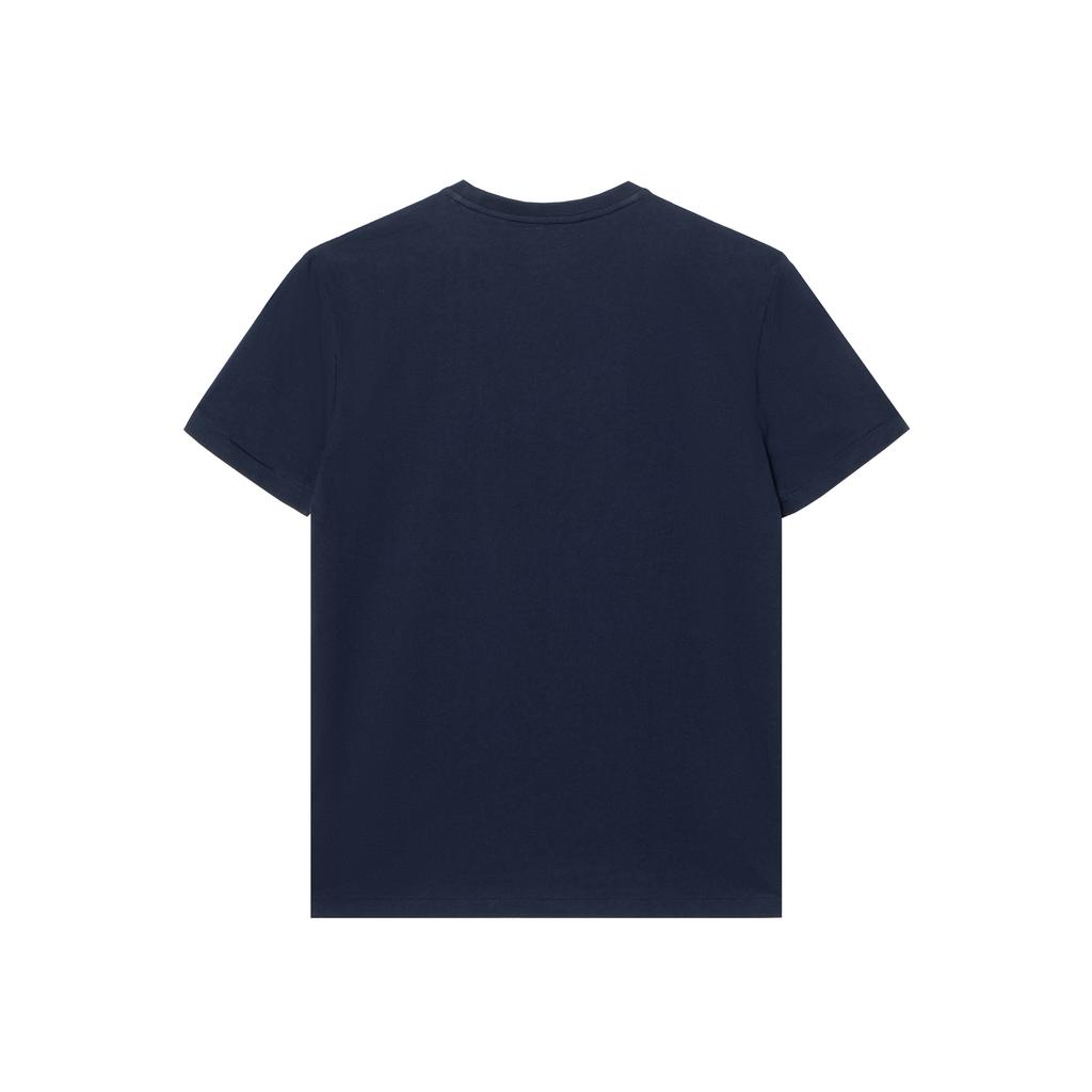 Polo Ralph Lauren Logo Print Crew Neck Short Sleeve Regular Футболка мужская, топы темно-синего цвета 710858957-002