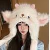 Winter Cartoon Plush Hat Showing The Face and The Small Atmosphere of Lei Feng Hat Keeps Warm and Pinchs Your Ears and Moves Cute and Versatile