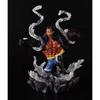 Anime One Piece Drawing Luffy Gear 4 Action Figure PVC Action Figure Statue Collectible Model Doll Toys