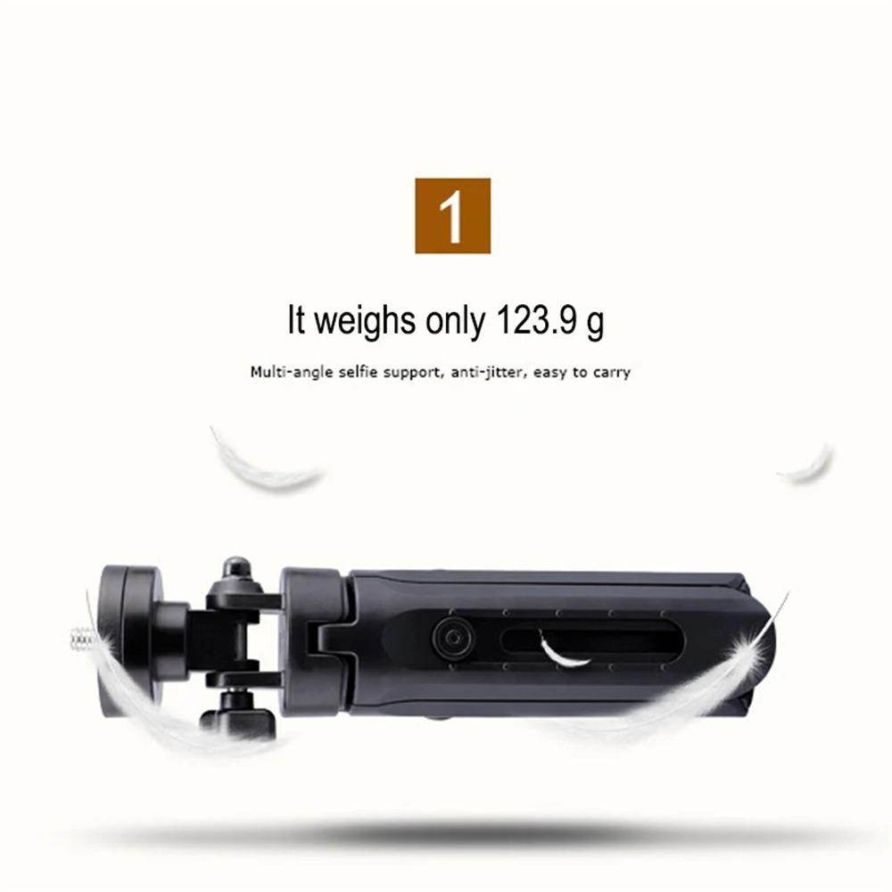 011 Mini Phone Selfie Stick Extendable Tripod Stand Phone Clip Holder for Live Streaming/Photography/Video