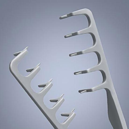 2 шт. Расческа для придания объема и текстуры волосам, с широкими зубьями, для укладки пушистых волос, инструмент для придания объема корням, женский, мужской, для пробора челки, аксессуар для ухода