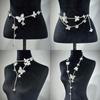 Punk Butterfly Waist Chain Hip Hop Dress Belt Chain Fashion Metal Chain Waistband  for Women